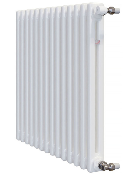 Радиатор трубчатый Zehnder Charleston 2056/14 1270/7610 1/2" RAL9016 (кроншт. в компл.)