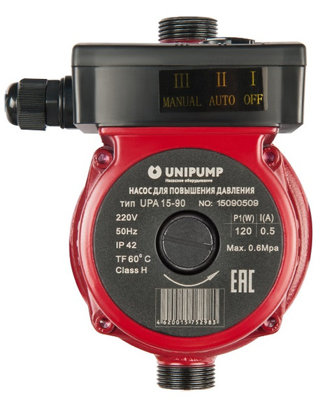 Насос повышения давления UNIPUMP UPA 15-120