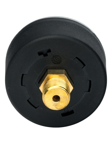 Манометр STOUT 50 мм, 1/4", 0-10 бар, аксиальный