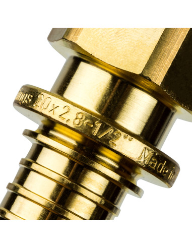 Переходник STOUT 20x1/2" ВР для труб из сшитого полиэтилена