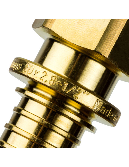 Переходник STOUT 20x1/2" ВР для труб из сшитого полиэтилена