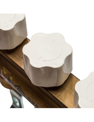 Коллектор STOUT из латуни в сборе без расходомеров 3 вых.