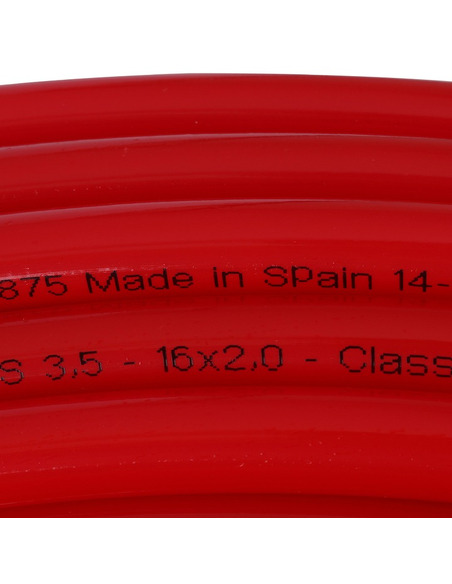 Труба из сшитого полиэтилена STOUT 16х2,0 PE-Xa/EVOH красная (бухта 300 м)