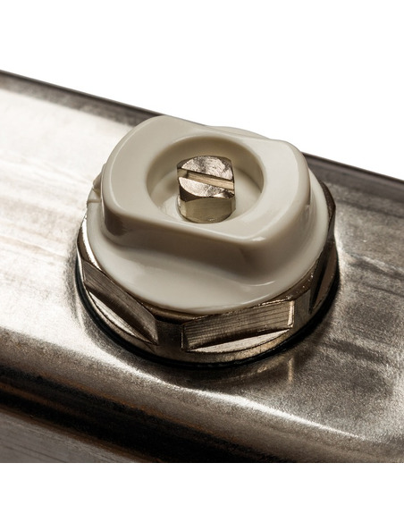 Коллектор STOUT из нержавеющей стали без расходомеров 10 вых. с воздухоотводчиком и сливом