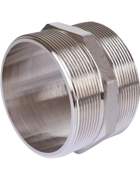 Ниппель никелированный STOUT 3" НР