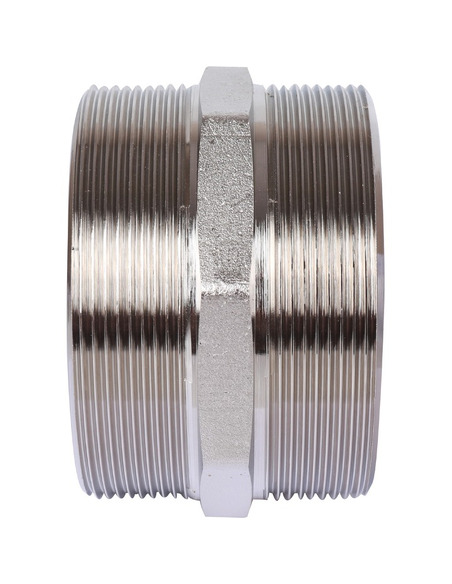 Ниппель никелированный STOUT 3" НР