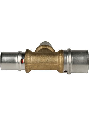 Тройник переходной STOUT 26x16x20 для металлопластиковых труб пресс