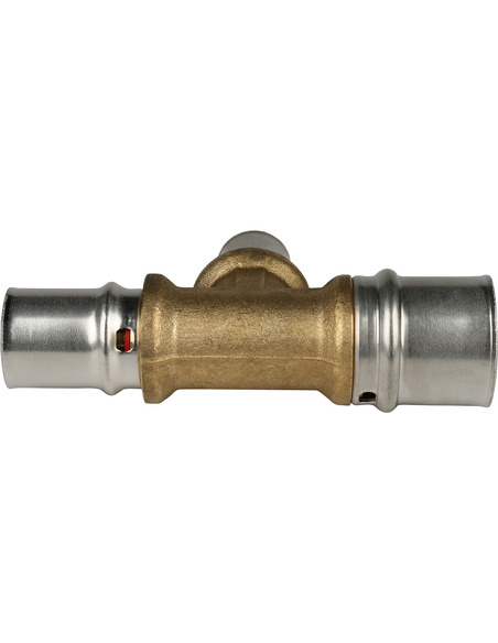 Тройник переходной STOUT 26x16x20 для металлопластиковых труб пресс