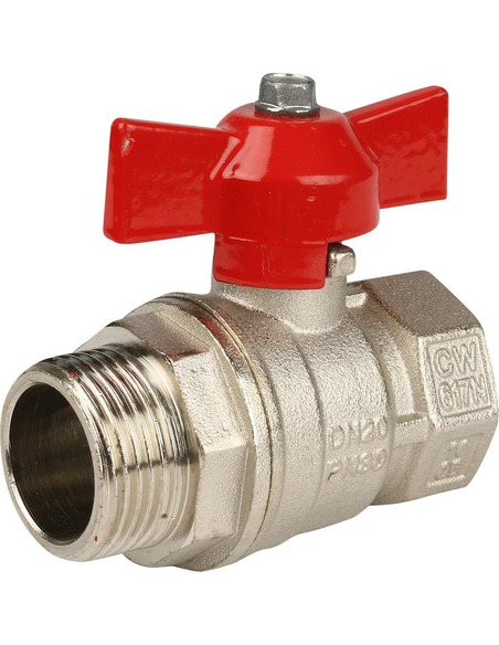 Кран шаровой ITAP IDEAL 093 3/4" НР-ВР (бабочка) Кран шаровой ITAP IDEAL 093 3/4" НР-ВР (бабочка)