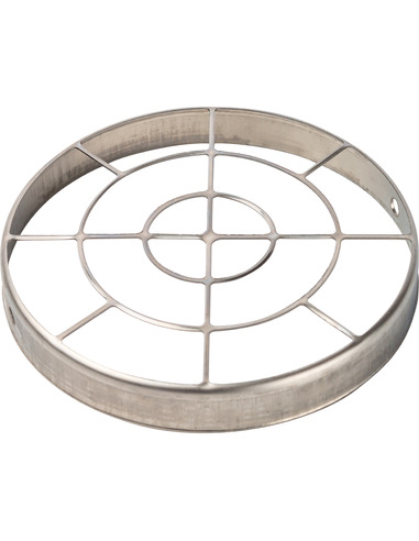 Решетка из нержавейки STOUT Ø80 для воздухоподводящей трубы