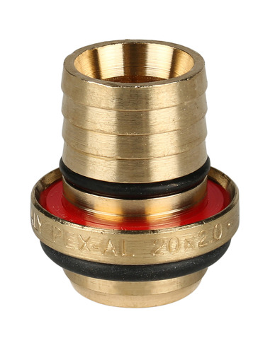 Угольник STOUT 20x1/2" НР для металлопластиковых труб обжим