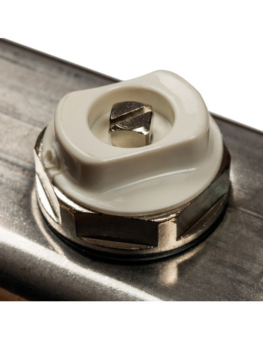 Коллектор STOUT из нержавеющей стали без расходомеров 7 вых. с воздухоотводчиком и сливом