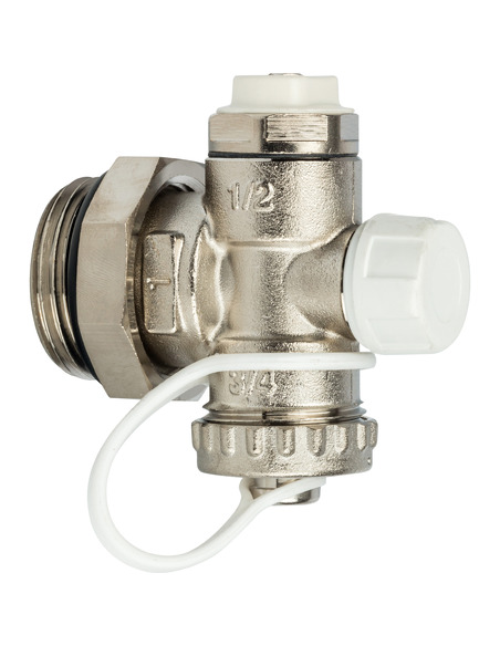 Регулируемый концевой фитинг STOUT 1" с вентилем и ручным воздухоотводчиком