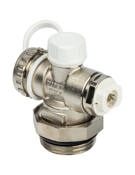 Регулируемый концевой фитинг STOUT 1" с вентилем и ручным воздухоотводчиком
