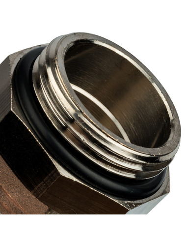 Регулируемый концевой фитинг STOUT 1" с вентилем и ручным воздухоотводчиком