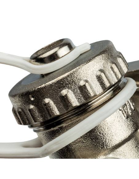 Регулируемый концевой фитинг STOUT 1" с вентилем и ручным воздухоотводчиком