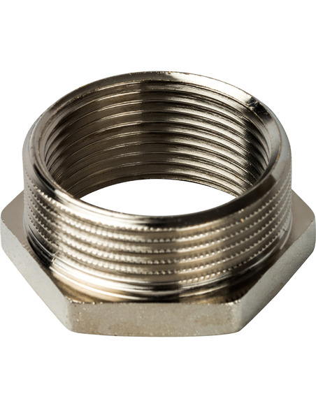 Футорка никелированная STOUT 1 1/4"х1" НР-ВР