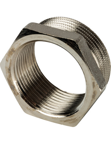 Футорка никелированная STOUT 1 1/4"х1" НР-ВР