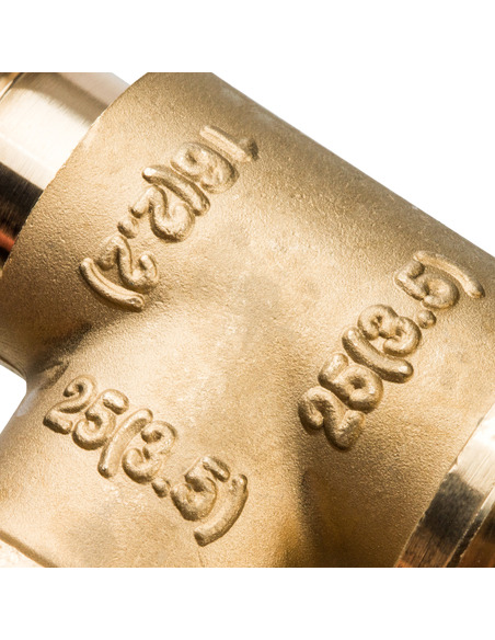 Тройник переходной STOUT 25x25x16 для труб из сшитого полиэтилена