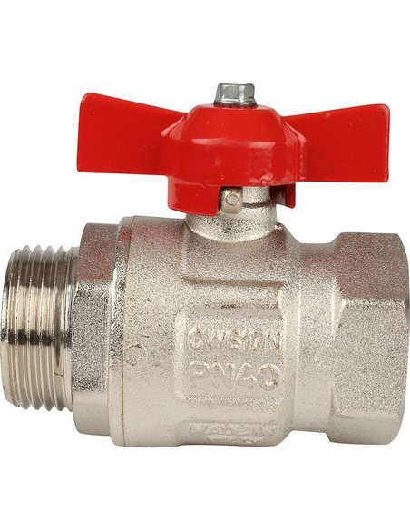 Кран шаровой ITAP IDEAL 093 1 1/4" НР-ВР (бабочка) Кран шаровой ITAP IDEAL 093 1 1/4" НР-ВР (бабочка)