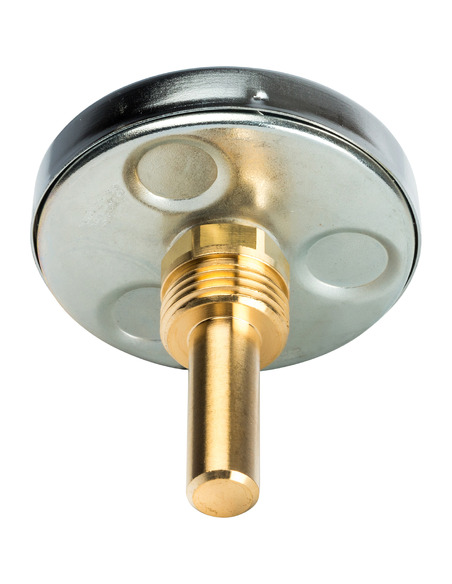 Термометр биметаллический STOUT 63 мм, 0-120ºС погружной, гильза 50 мм