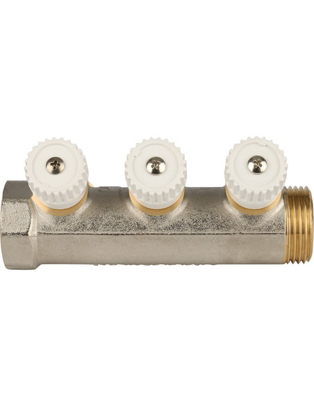 Коллектор распределительный STOUT 1", 3 вых. 3/4" ЕК