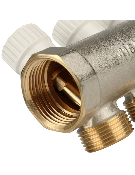 Коллектор распределительный STOUT 1", 3 вых. 3/4" ЕК