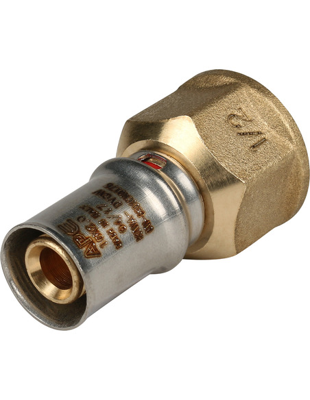 Переходник STOUT 16x1/2" ВР для металлопластиковых труб пресс