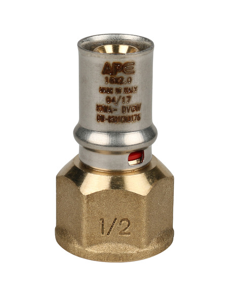 Переходник STOUT 16x1/2" ВР для металлопластиковых труб пресс