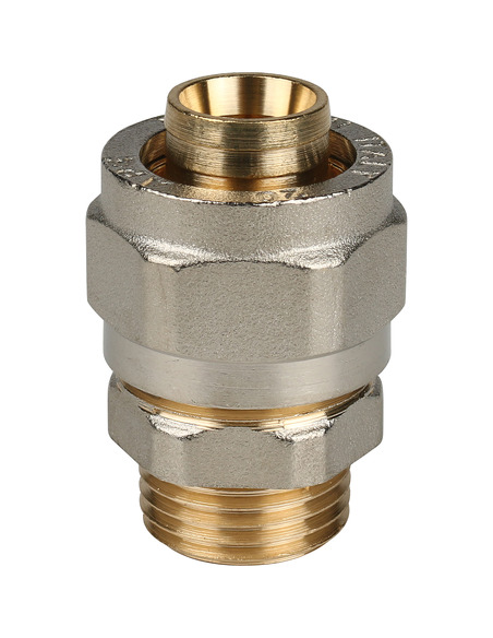 Переходник STOUT 20x1/2" НР для металлопластиковых труб обжим