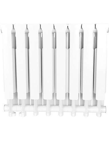 Алюминиевый радиатор STOUT Bravo 500 х8 нижн. подкл.