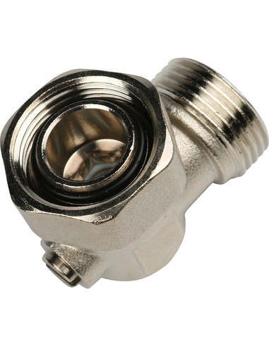 Узел нижнего подключения STOUT 3/4" раздельный, угловой