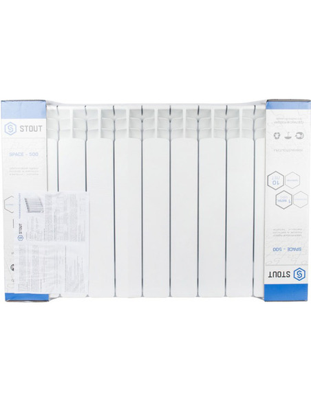 Биметаллический радиатор STOUT Space 500 х11