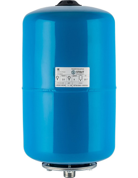 Расширительный бак STOUT STW 20, 8 бар