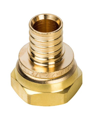 Переходник STOUT 16x1/2" ВР с накидной гайкой для труб из сшитого полиэтилена