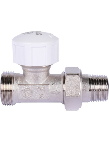 Клапан термостатический STOUT 1/2"х3/4" ЕК прямой