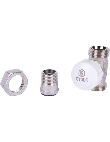 Клапан термостатический STOUT 1/2"х3/4" ЕК прямой