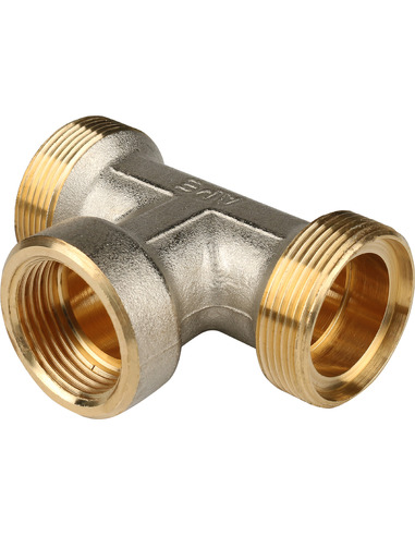 Тройник переходной STOUT 26x3/4"х26 ВР для металлопластиковых труб обжим