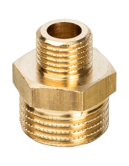 Ниппель переходной STOUT 1/2"х1/4" НР Ниппель переходной STOUT 1/2"х1/4" НР