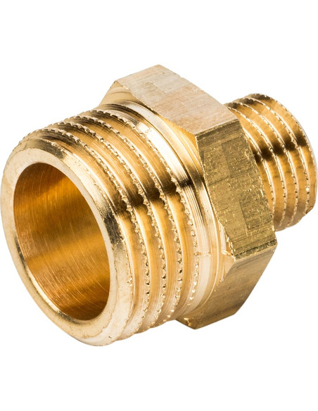 Ниппель переходной STOUT 1/2"х1/4" НР Ниппель переходной STOUT 1/2"х1/4" НР