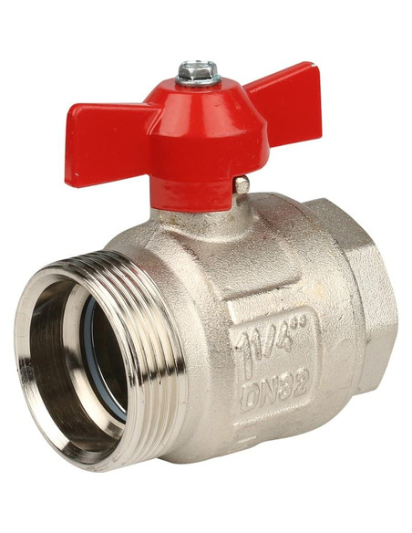 Кран шаровой ITAP IDEAL 098 1 1/4" со сгоном (бабочка) Кран шаровой ITAP IDEAL 098 1 1/4" со сгоном (бабочка)