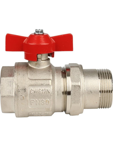 Кран шаровой ITAP IDEAL 098 1 1/4" со сгоном (бабочка)