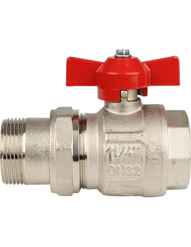 Кран шаровой ITAP IDEAL 098 1 1/4" со сгоном (бабочка)