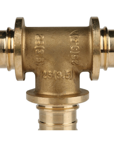 Тройник STOUT 25x25x25 для труб из сшитого полиэтилена