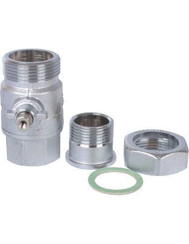 Кран шаровой STOUT 2-ходовой зональный 1" со сгоном