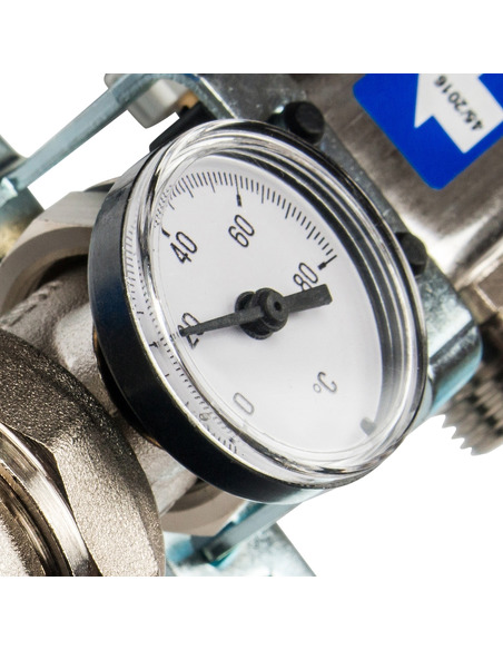 Коллектор STOUT из нержавеющей стали в сборе без расходомеров 2 вых.