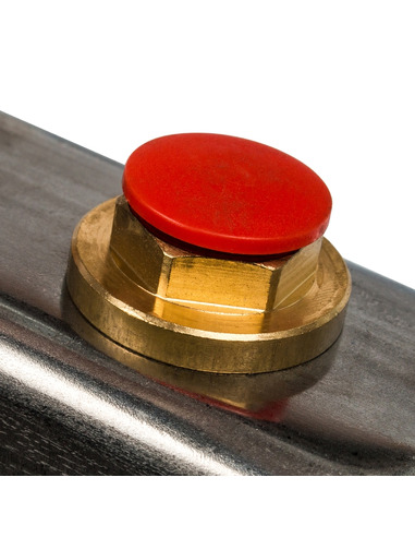 Коллектор STOUT из нержавеющей стали в сборе без расходомеров 2 вых.