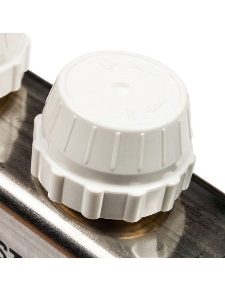 Коллектор STOUT из нержавеющей стали в сборе без расходомеров 2 вых.