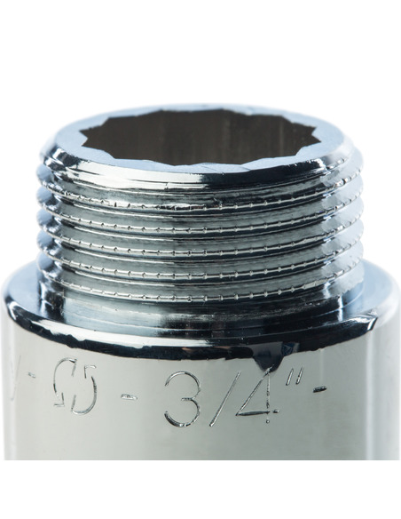 Удлинитель хромированный STOUT 3/4"х70 ВР-НР