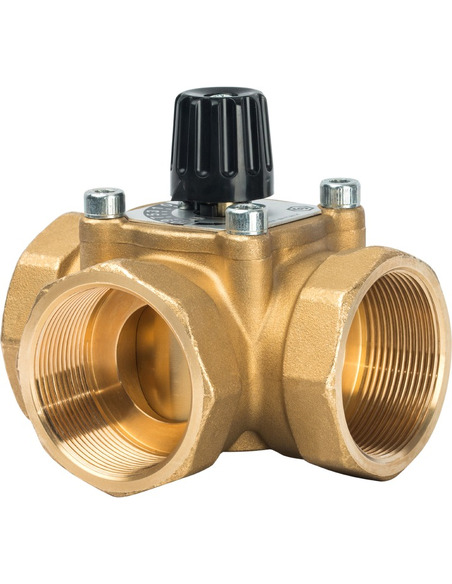 Клапан трехходовой смесительный STOUT 2" ВР, Kvs 40